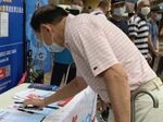 HSBC’s Asia head Peter Wong signs a petition in support of China’s plan to impose national security legislation on Hong Kong.