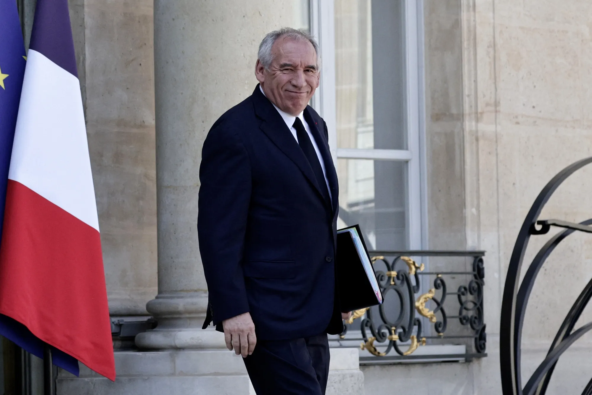 French Prime Minister François&nbsp;Bayrou after a&nbsp;weekly cabinet meeting in Paris.
