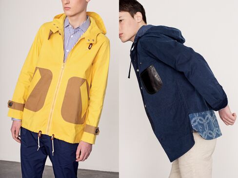 Because you wear a raincoat less often, go bold with the color.