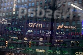 Arm Debuts Initial Public Offering At Nasdaq MarketSite 