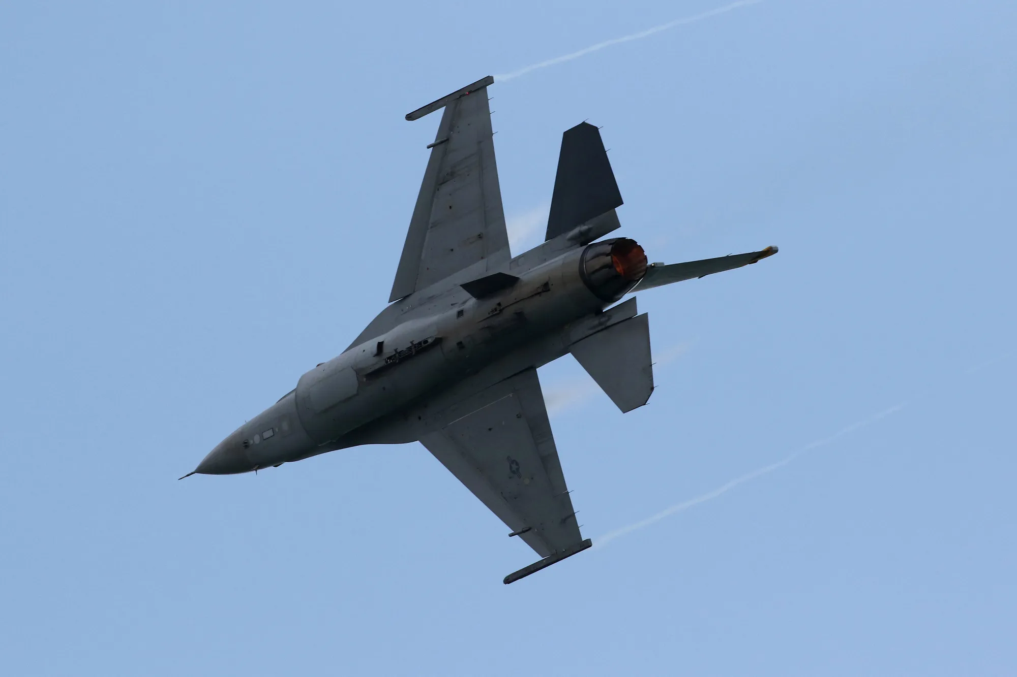 A U.S. Air Force F16.