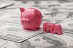 ROTH IRA (Individual Retirement Account) concept with USD background