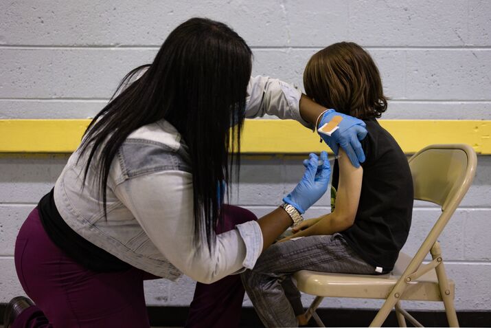 A Salvation Army Pediatric Covid-19 Vaccination Clinic