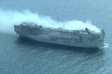 Dutch Authorities Start Towing Burning Ship as Smoke Subsides