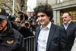 Sam Bankman-Fried departs from court in New York, on Jan. 3. 