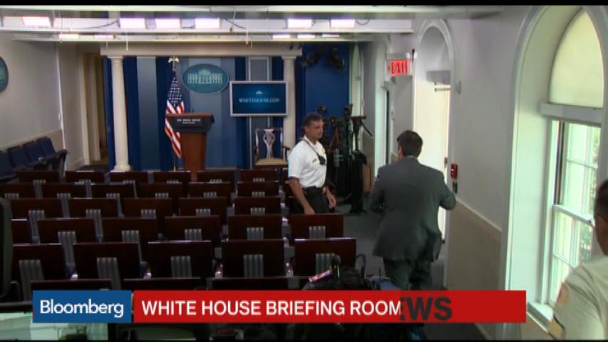 White House Briefing Room Swept After Evacuation - Bloomberg