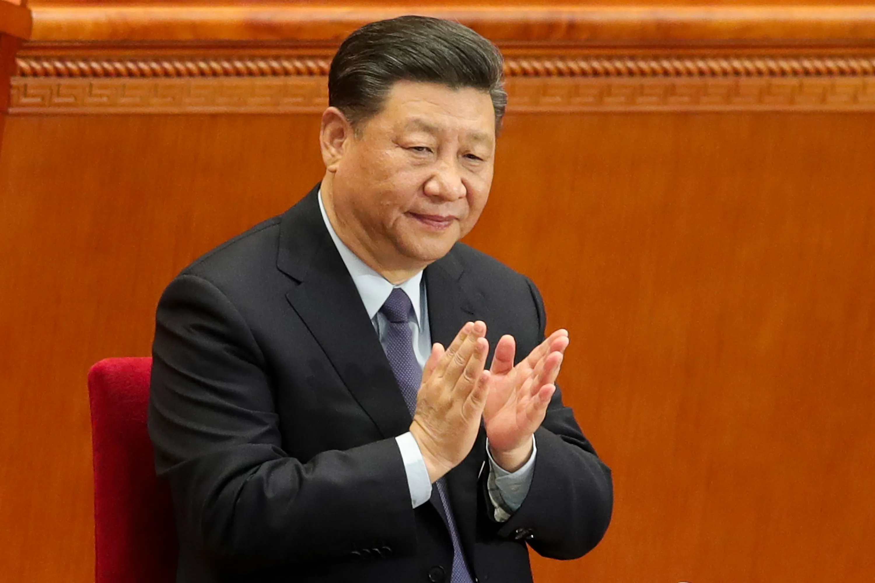 President Xi Jinping in March. China is holding up the world economy as 2020 draws to a close.