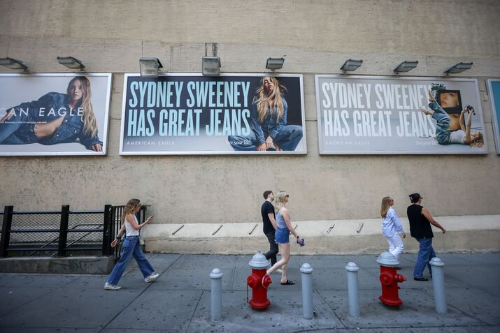 American Eagle Rallies As Trump Touts Sydney Sweeney Jeans Ad