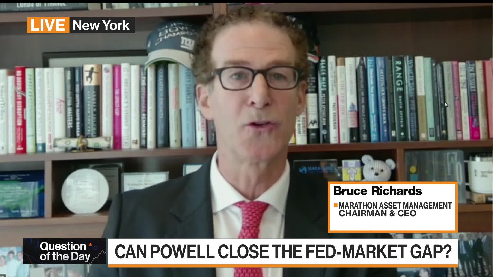 Watch Marathon's Richards On Disconnect Between Fed, Markets - Bloomberg