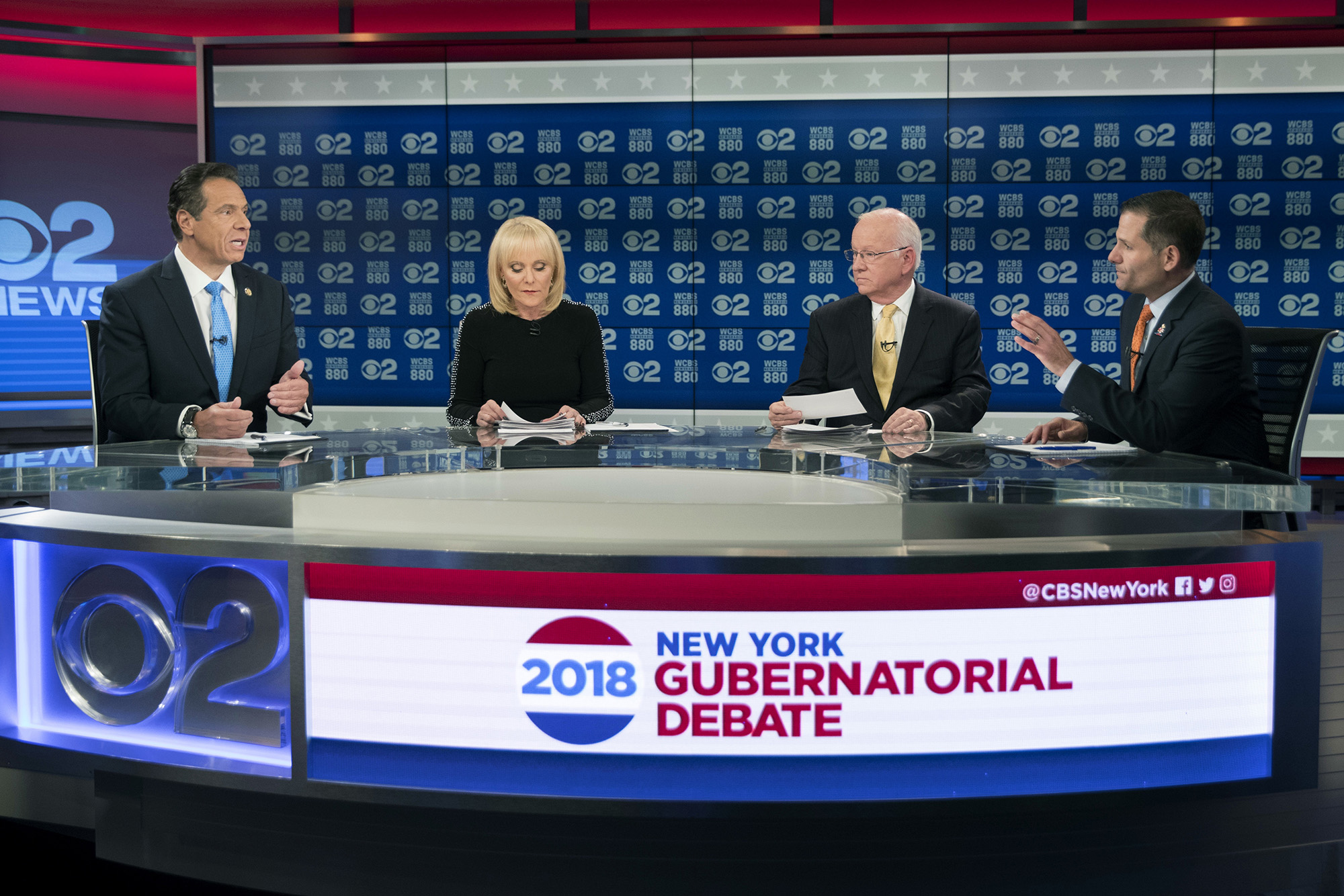 New York Governor Election 2018 Cuomo, Molinaro Debate Bloomberg