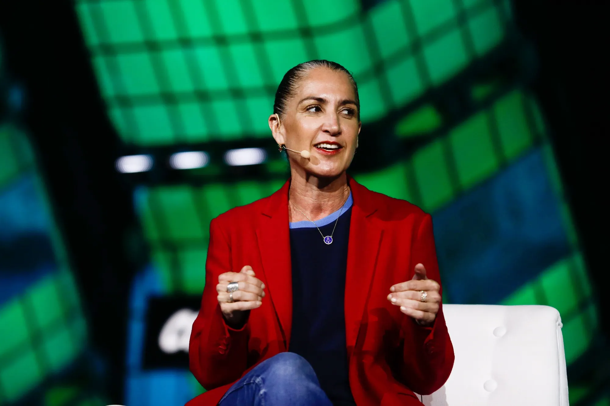 Liza Landsman, chief executive officer of Stash, at the Collision conference in Toronto in June
