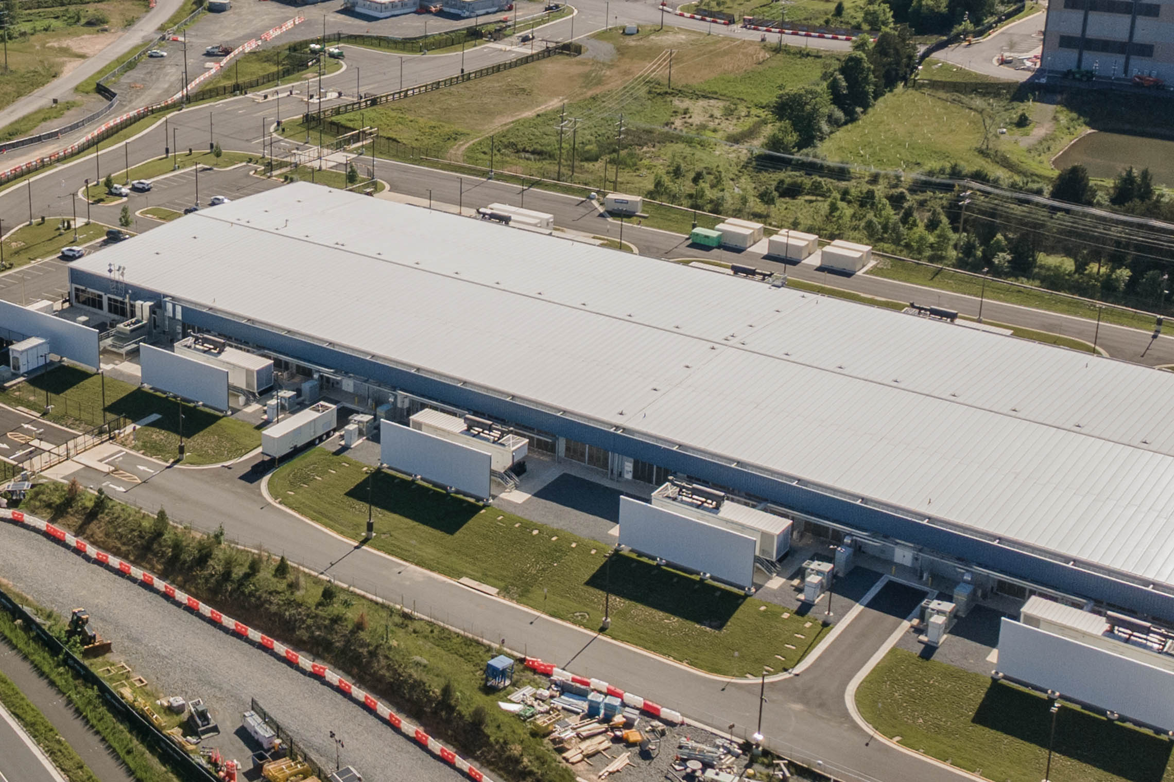 A Microsoft data center in Aldie, Virginia.