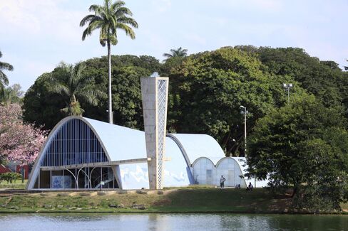 Oscar Niemeyer's church in Pampulha.
