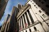 American flags fly outside the New York Stock Exchange (NYSE) in New York, U.S., on Friday, June 9, 2017. U.S. stocks reached intraday records and the dollar rose, but the British pound tumbled as the U.K.'s ruling Conservative Party lost its parliamentary majority, plunging the country into uncertainty just days before Brexit negotiations were due to start.