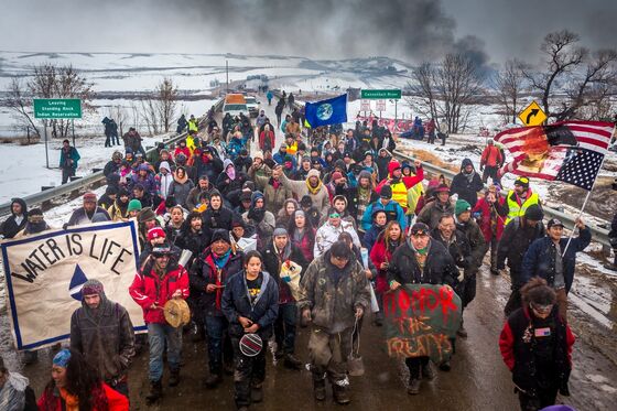 Oil Companies Persuade States to Make Pipeline Protests a Felony
