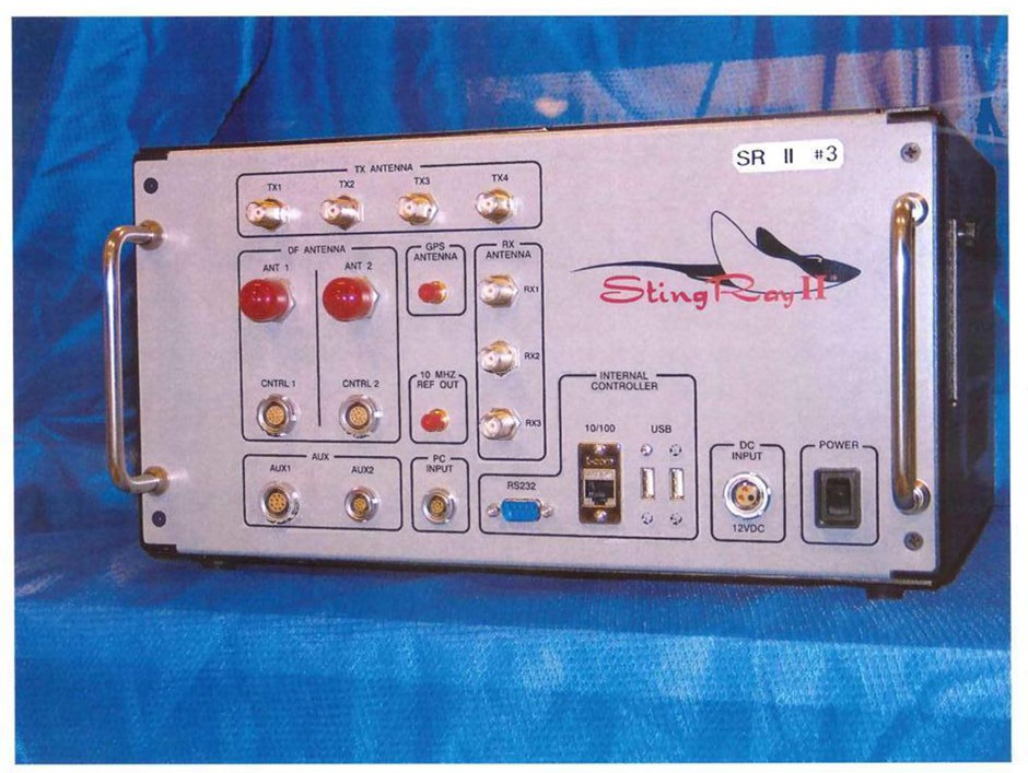 This undated handout photo shows the StingRay II, a cellular site simulator used for surveillance purposes.