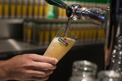 Operations Inside The Heineken Experience Bar Ahead Of Heineken NV's Half-Year Results