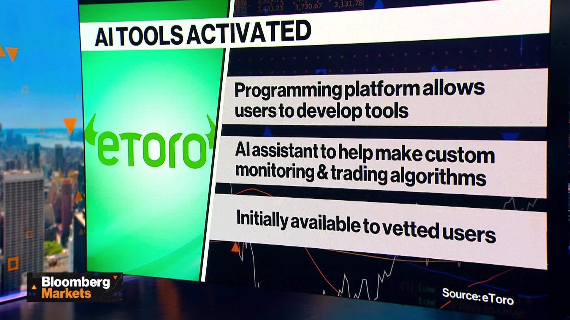 eToro Releasing Suite of AI Trading Tools