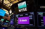 Trading On The Floor Of NYSE As Slack Releases IPO
