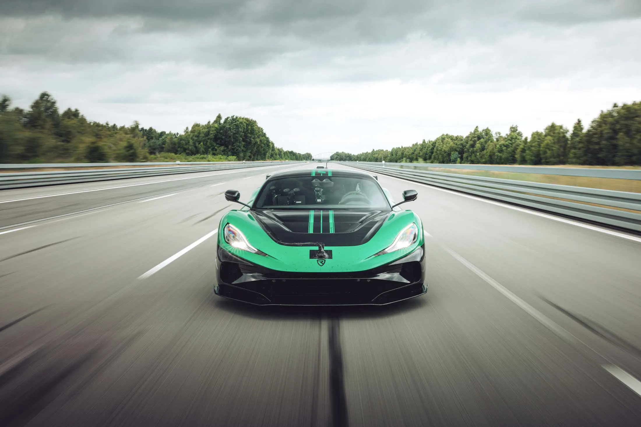 The Rimac Nevera R is a limited-production electric hypercar made outside Zagreb, Croatia.&nbsp;