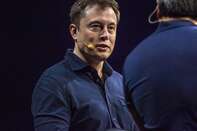 Tesla Motors Inc. CEO Elon Musk and Nvidia Corp. Chief Executive Officer Jen-Hsun Huang Speak At GPU Technology Conference