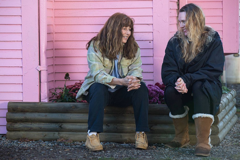 The Holdout: Catherine Keener (left) as Susette Kelo, whose Supreme Court battle to save her home led to a landmark decision.