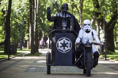 ‘Darth Vader’ stood for election as mayor of Kiev for the Internet Party of Ukraine in May 2014