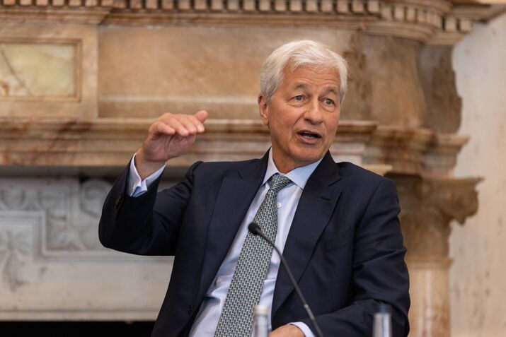 JPMorgan Chase & Co. Chief Executive Officer Jamie Dimon Speaks At Event