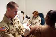 U.S. Soldiers Receive Smallpox Vaccine