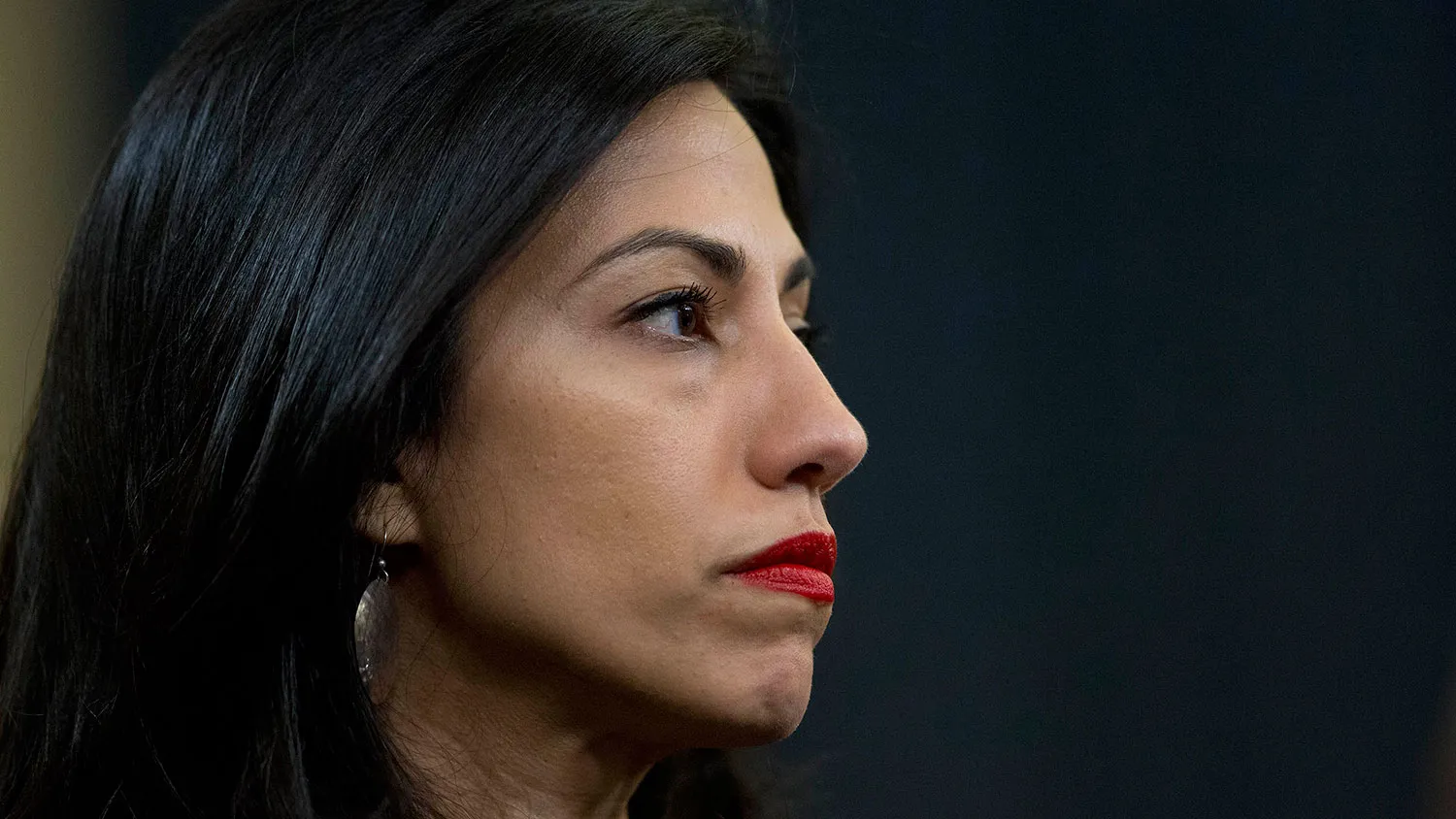 Huma Abedin attends a House Select Committee on Benghazi hearing in Washington on Oct. 22, 2015.
