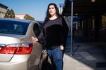 Lorrine Paradela, one of 125 participants in a basic income experiment in Stockton, California, used some of her monthly funds to purchase a newer car.