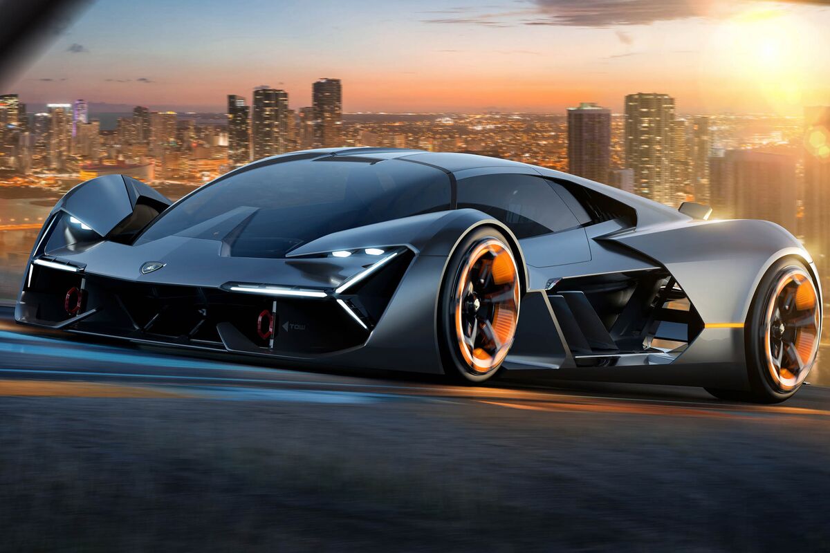 Lamborghini Unveils a Self-Healing, Electric Supercar