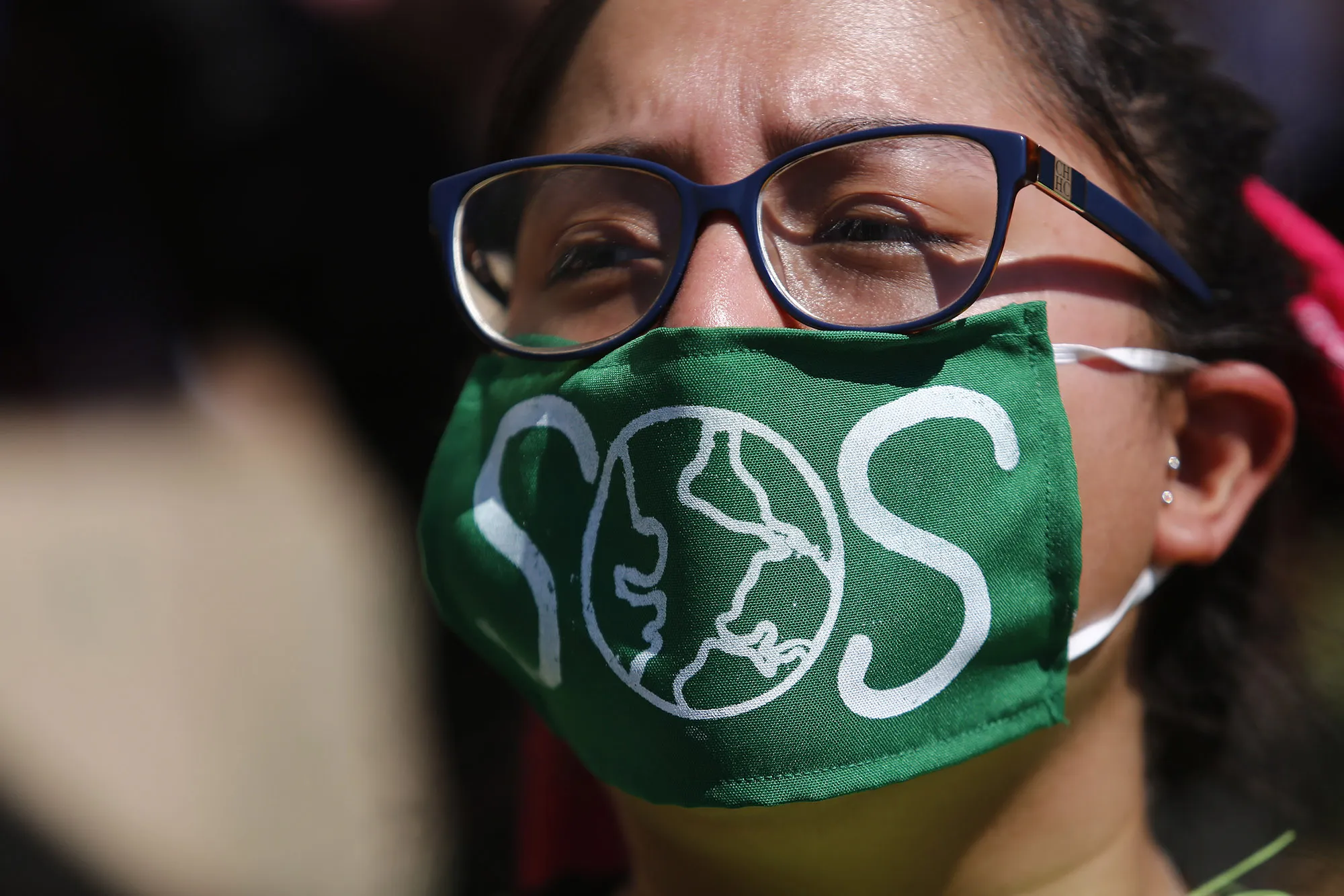 A climate&nbsp;demonstrator last year in Santiago, Chile.&nbsp;