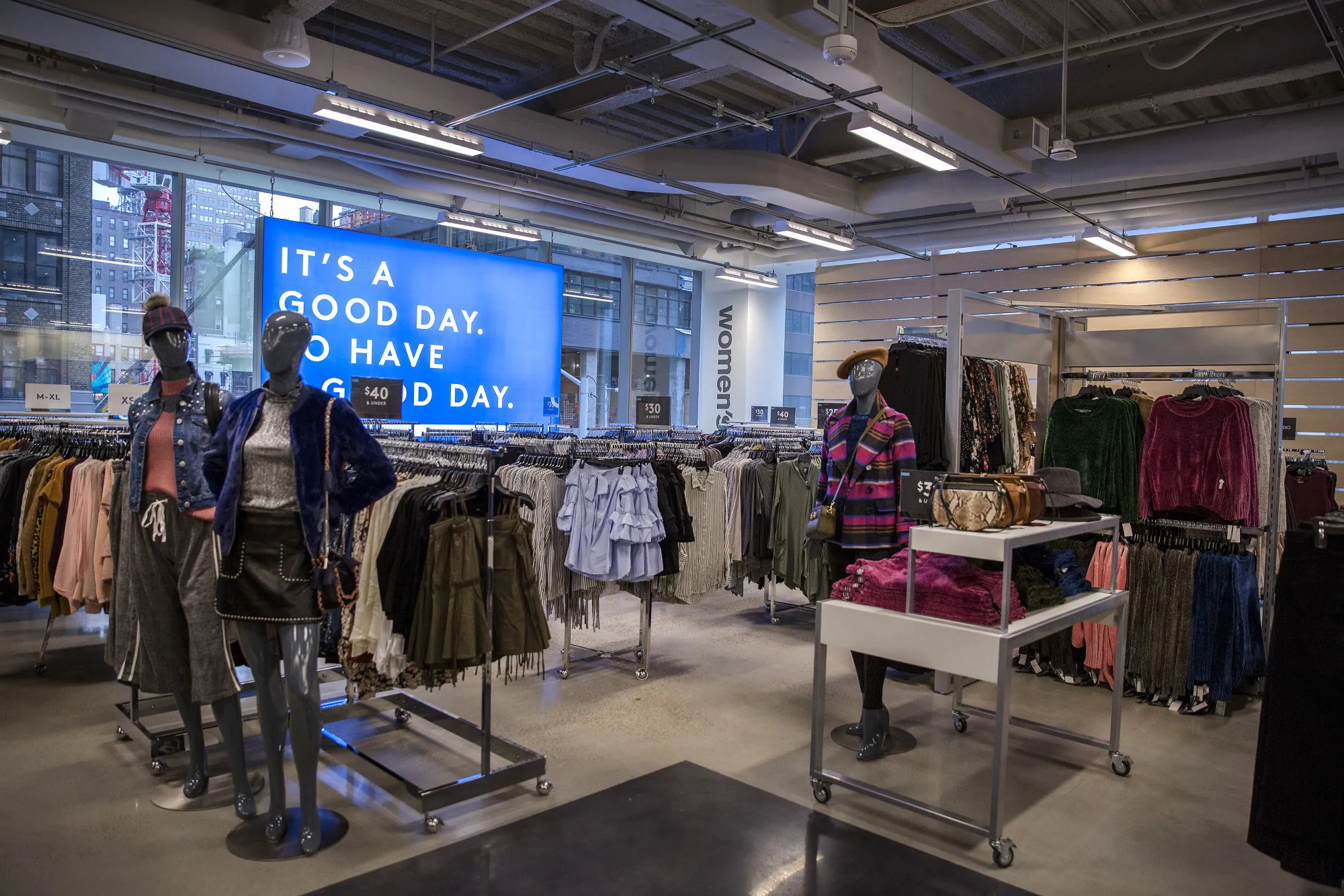 Nordstrom Rack store in the Herald Square neighborhood of New York.