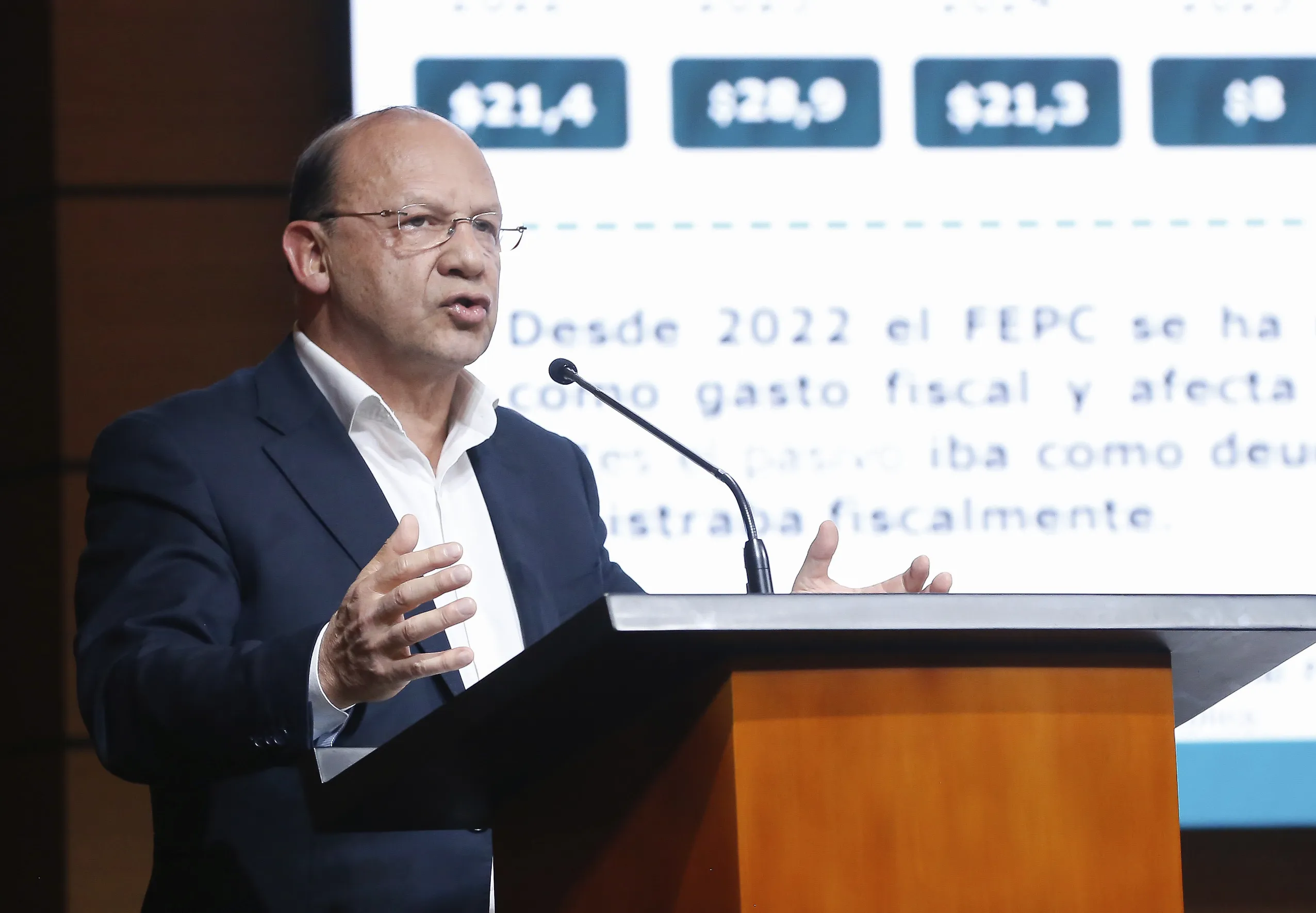 Minister of Finance Germán Ávila