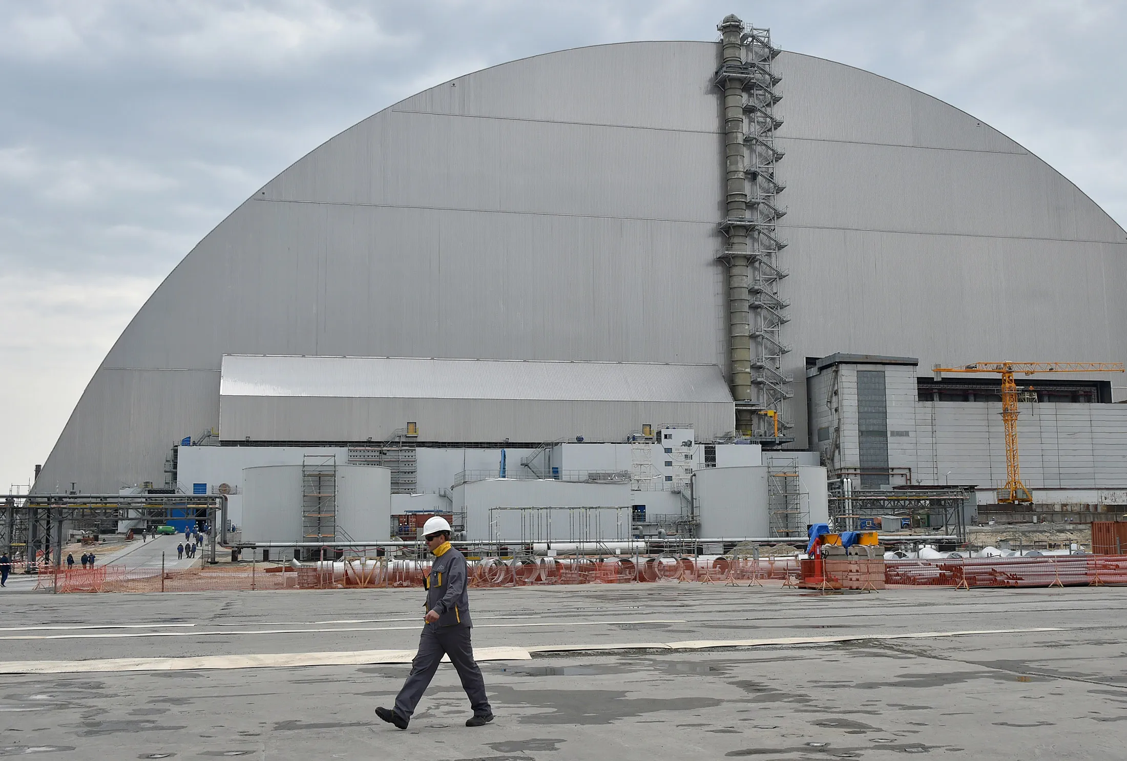 The Chernobyl nuclear plant on April 26, 2017.

