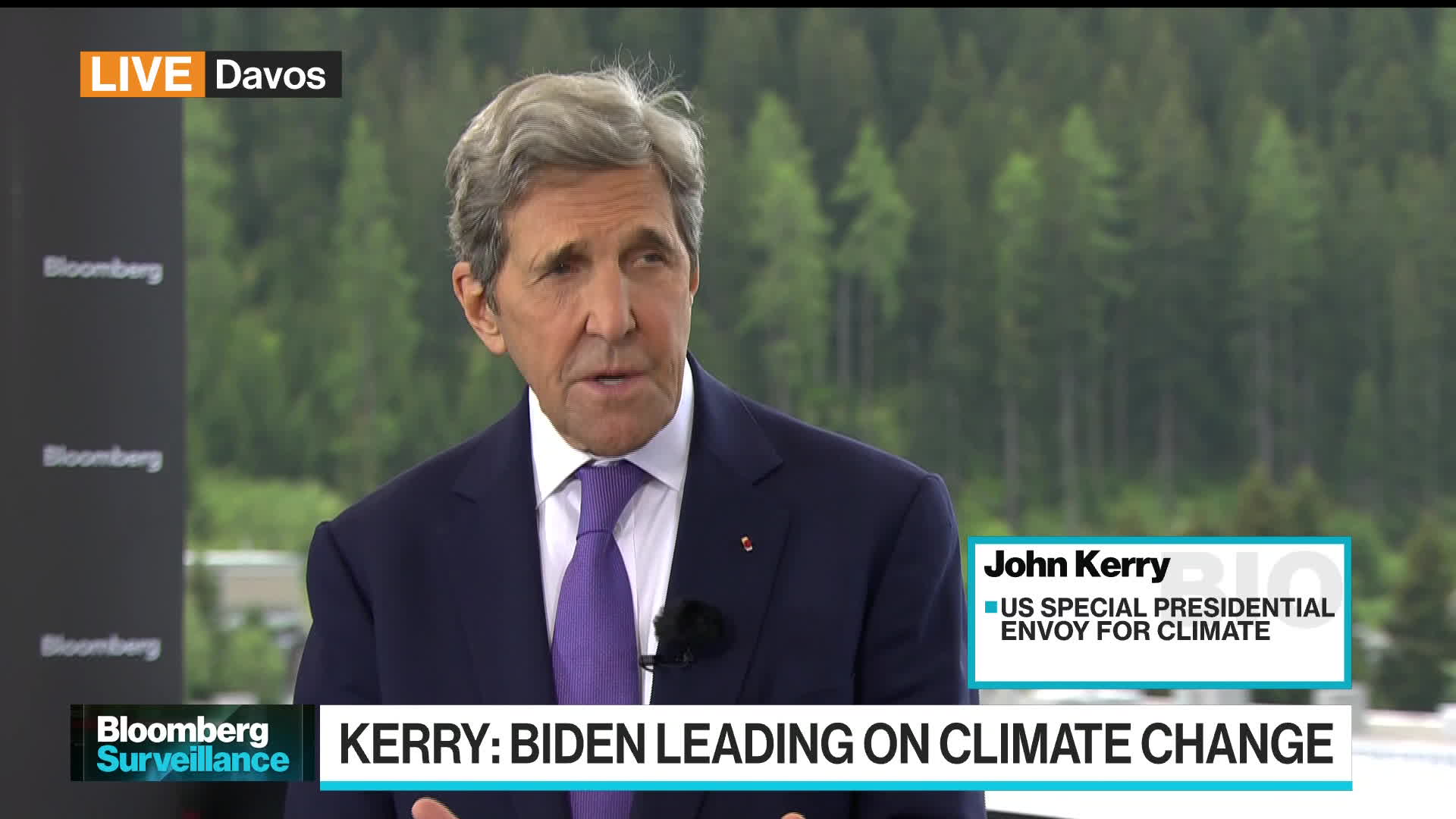 Watch John Kerry on Economic Opportunity of Climate Change Bloomberg