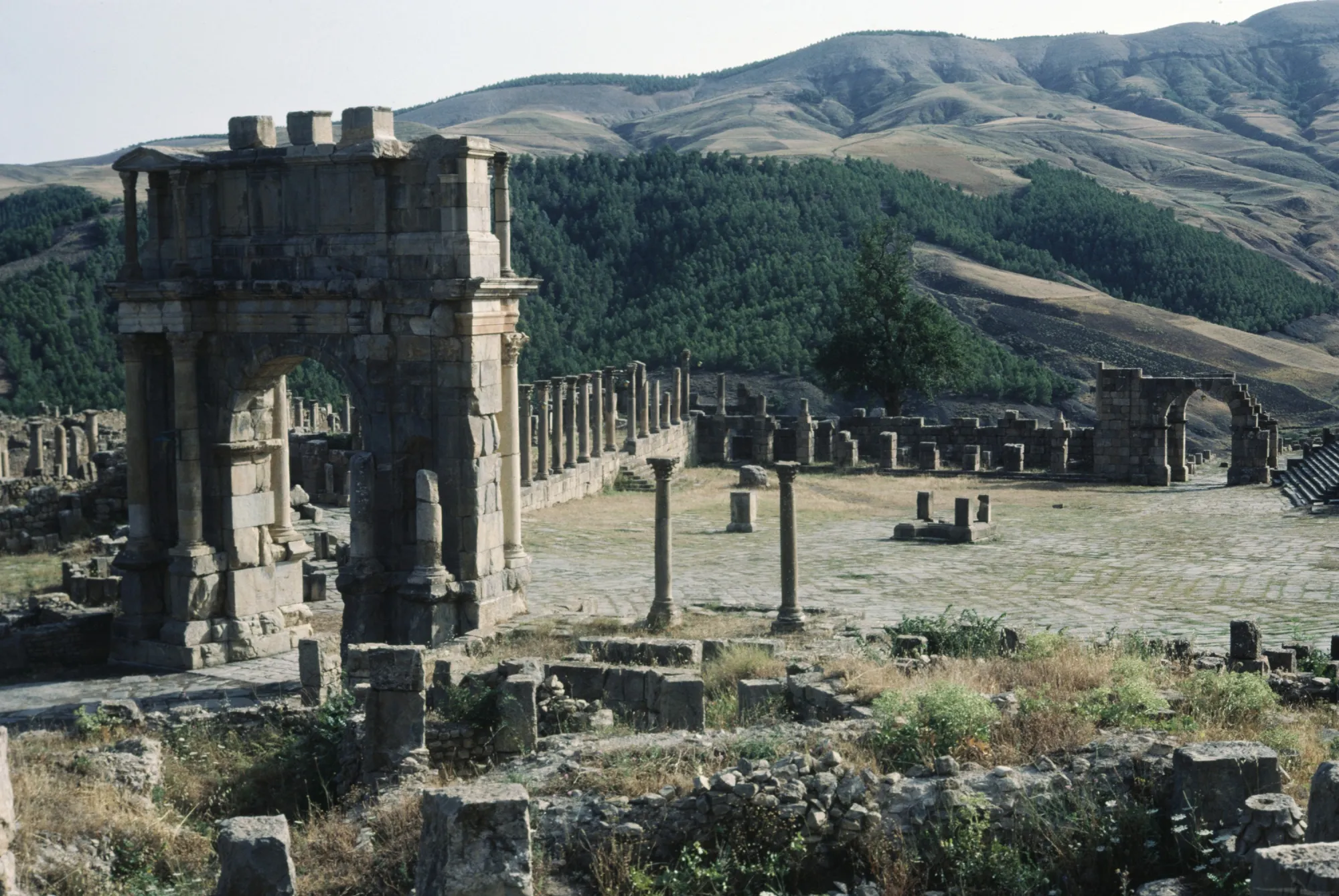 The Arch of Caracalla at Djemila in Algeria.