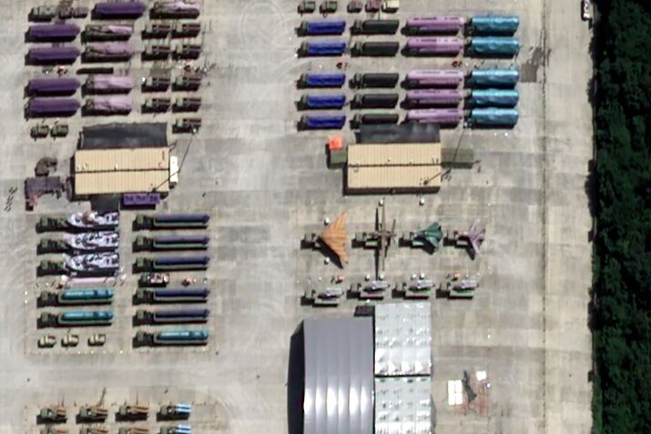 Satellite Images Show China Parade Weapons Capable of US Strikes