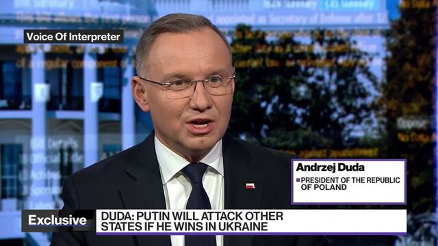 プーチン氏は他国攻撃へ、ウクライナ戦争勝利なら－ポーランド大統領