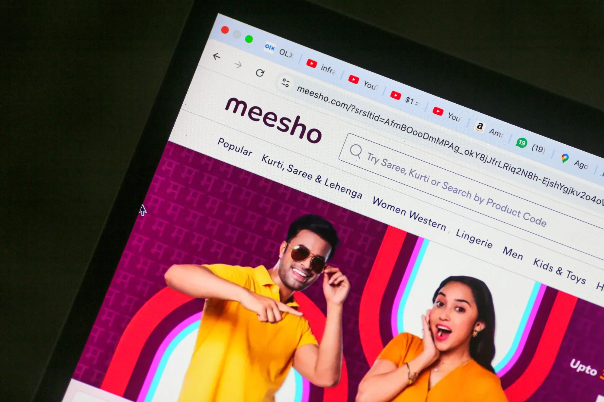 The Meesho Ltd. homepage.