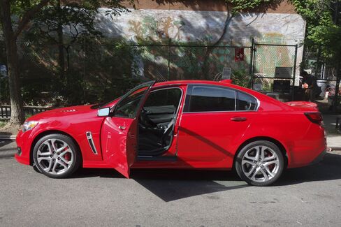 The Chevy SS easily fits five adults.