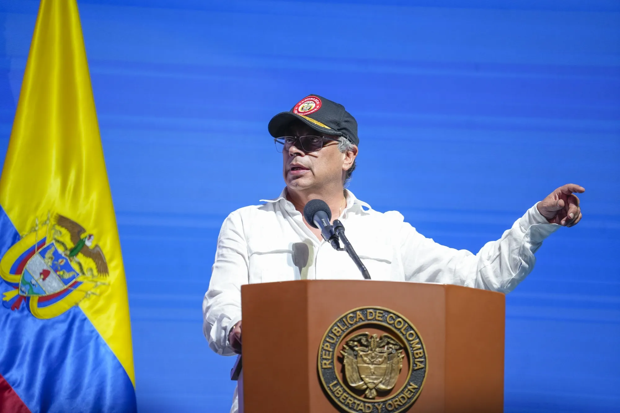 Colombian president Gustavo Petro.