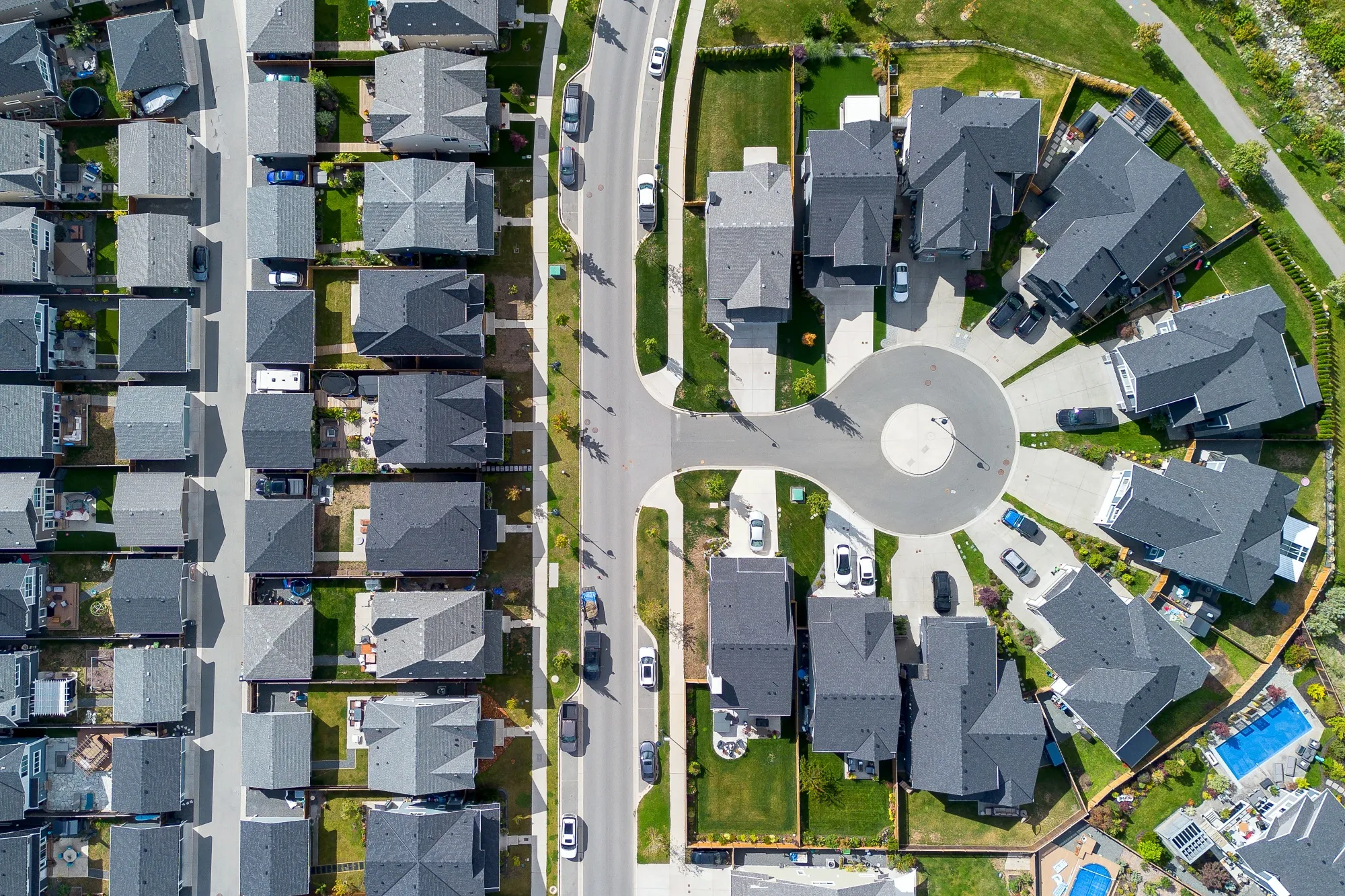 Homes in Colwood, British Columbia.