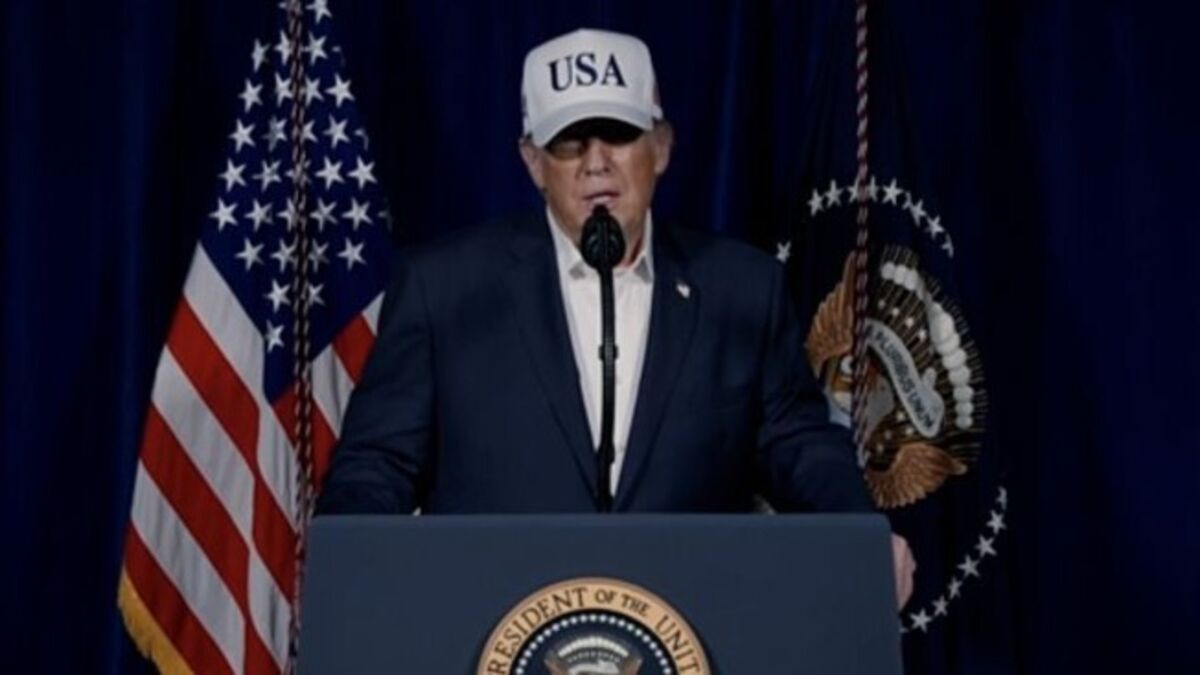 Full Trump Statement on US Missile Strikes on Iran