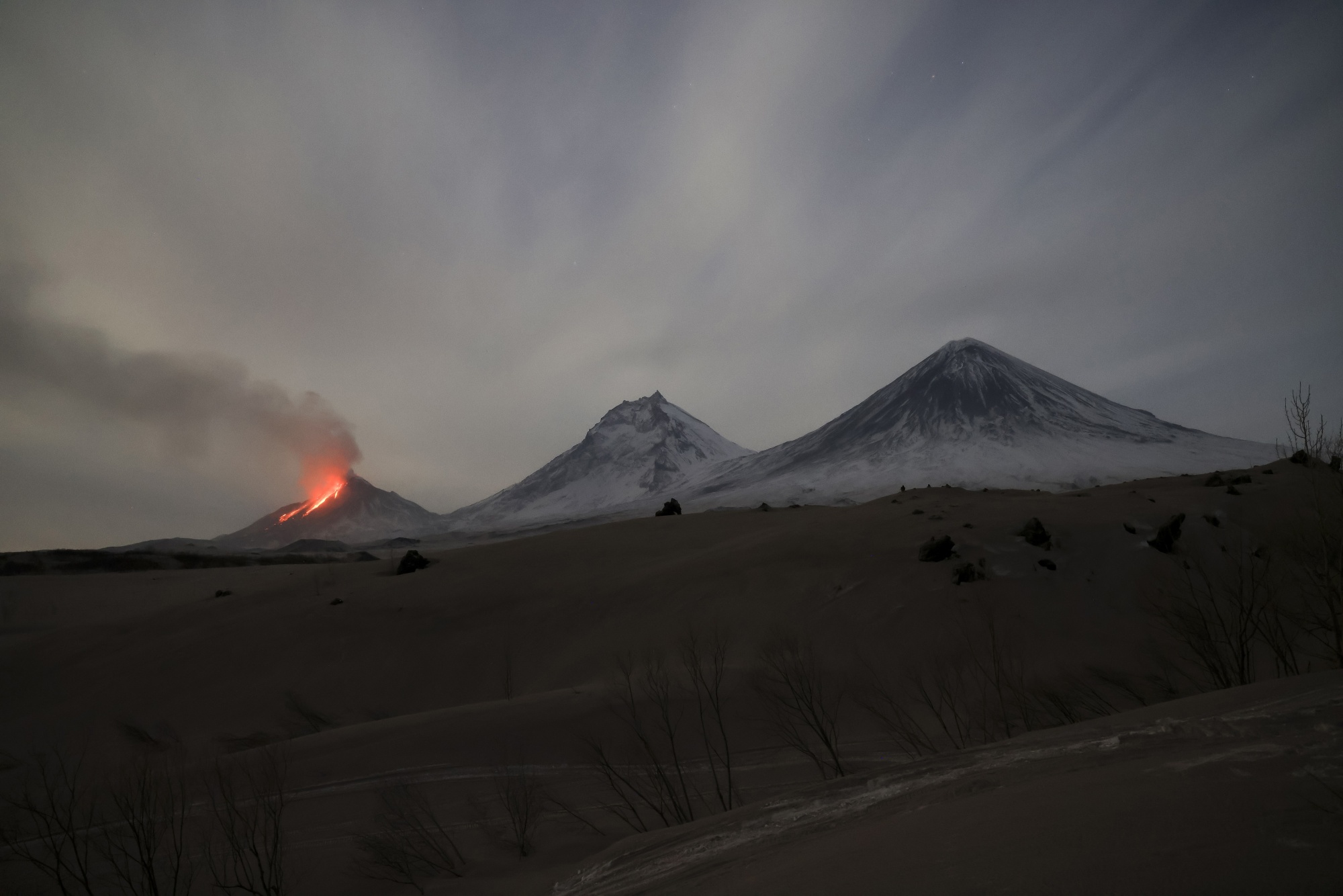 Eurasia’s Biggest Volcano Klyuchevskaya Starts to Erupt in Russian Far