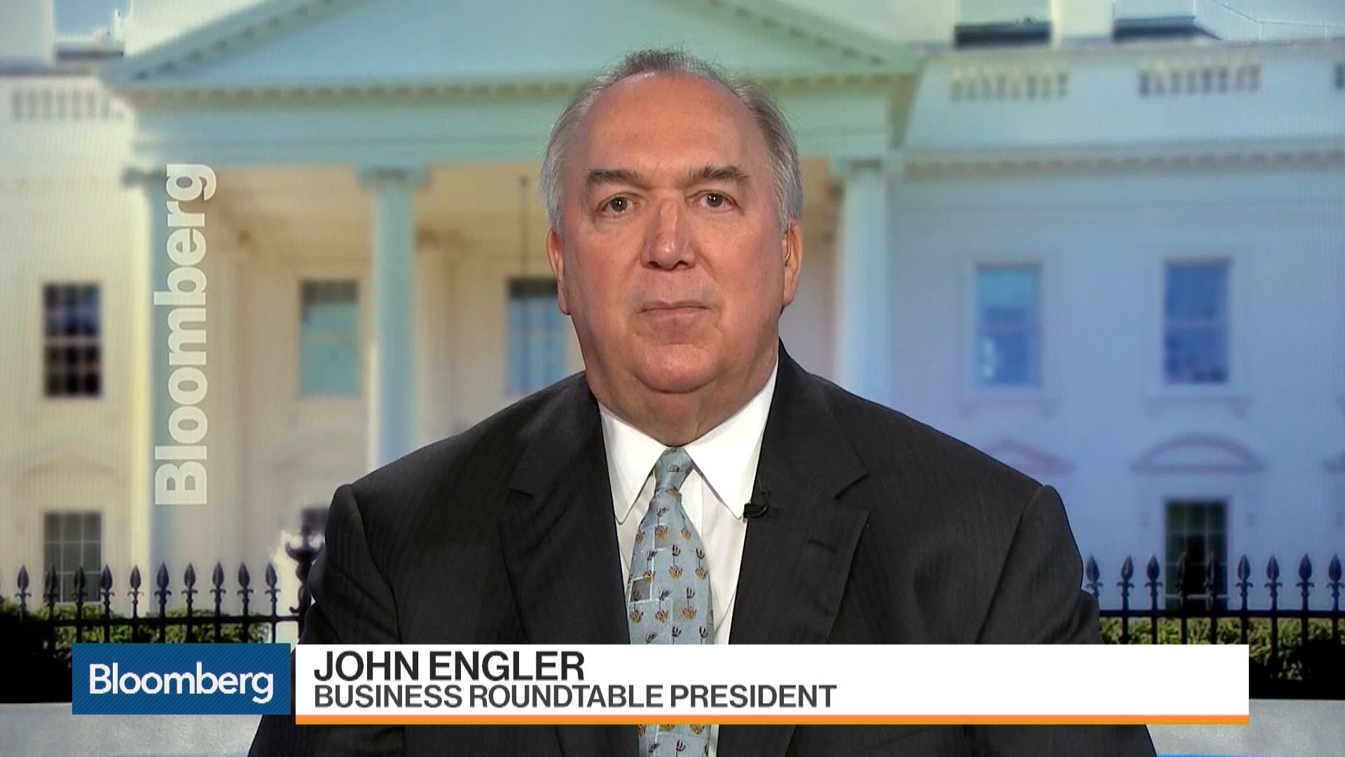 Business Roundtable S Engler On Apple Eu Taxes Bloomberg