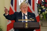 U.K. Prime Minister Boris Johnson In India