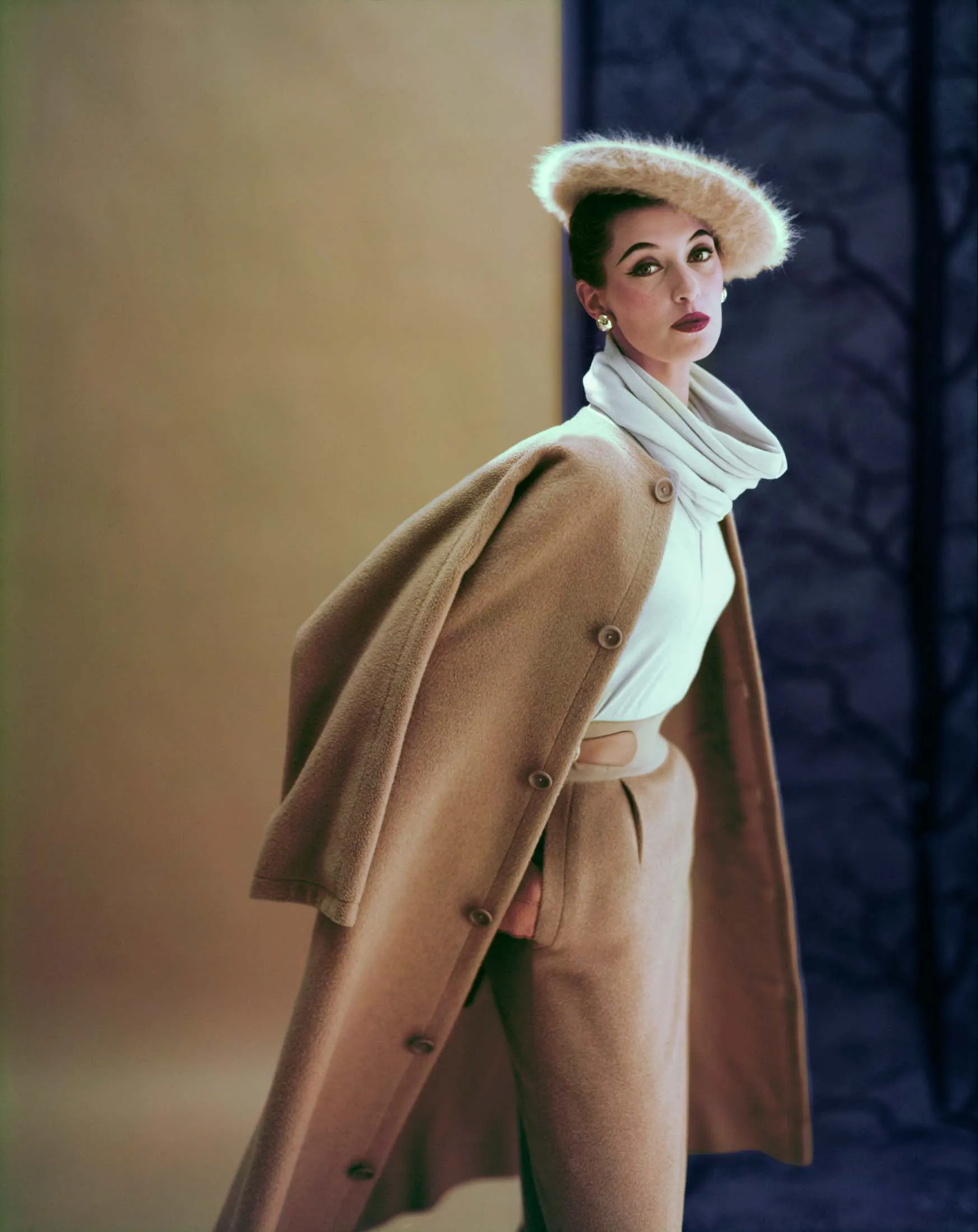 A coat, skirt&nbsp;and blouse designed by Claire McCardell, as seen in Vogue in 1952.