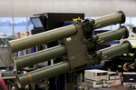 A Starstreak Lightweight Multiple Launcher missile system at Thales weapons manufacturer in Belfast, UK.